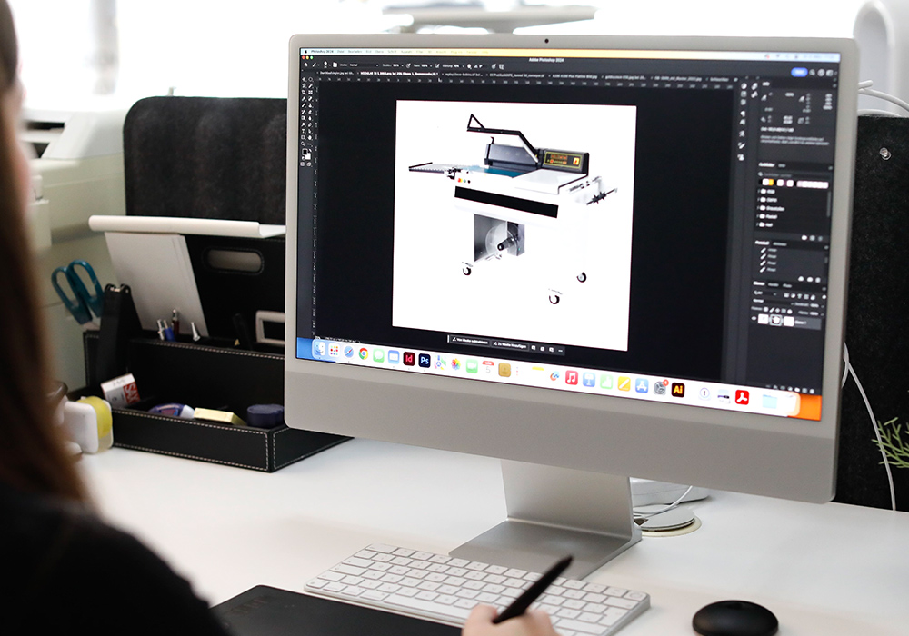 Während der Arbeit - Printdesign 